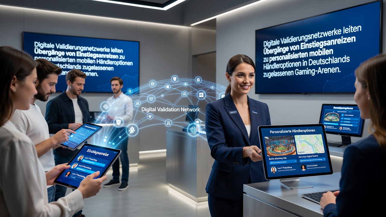 Digitale Validierungsnetzwerke in deutschen Spielarenen visualisieren Übergänge von Basisboni zu mobilen Live-Dealer-Optionen