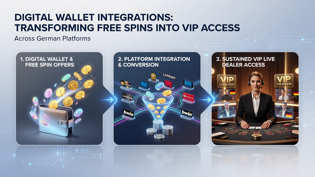 Digitale Wallet-Integrationen in deutschen Casino-Plattformen verbinden Free Spins mit VIP-Live-Dealer-Zugang