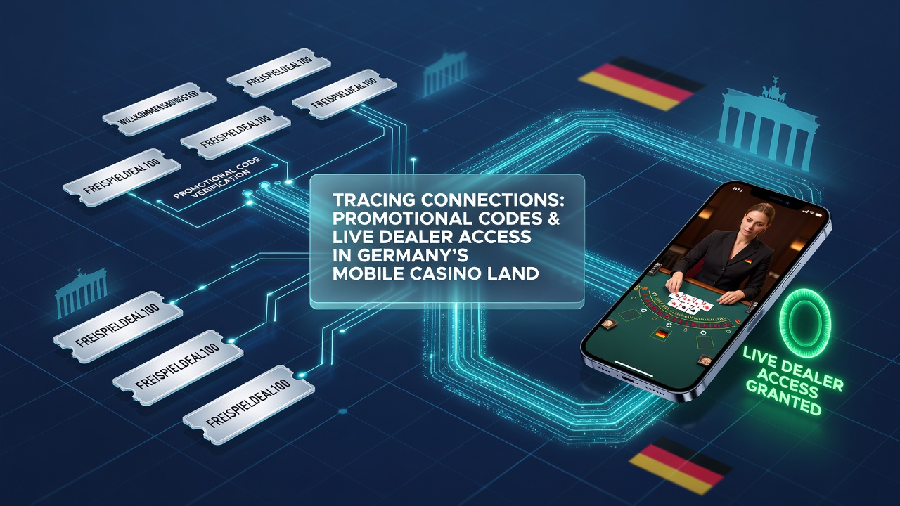 Live-Dealer-Session auf einem mobilen Gerät mit sichtbarem Aktionscode-Einsatz in einem deutschen Casino